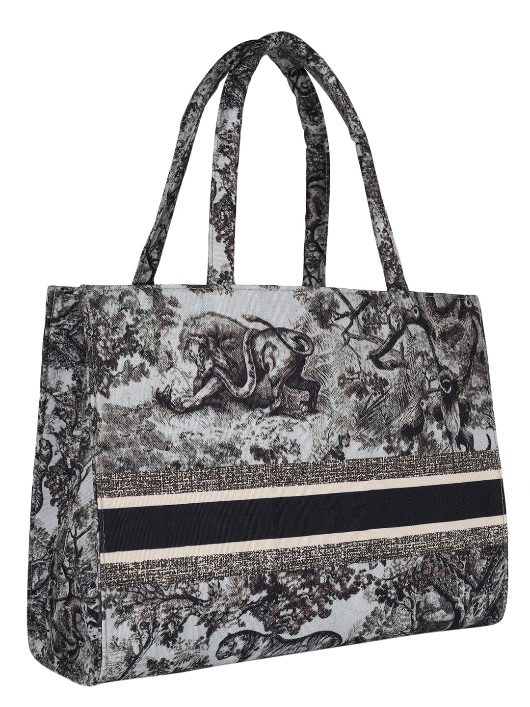 Women's Graphic Printed Canvas Tote Bag