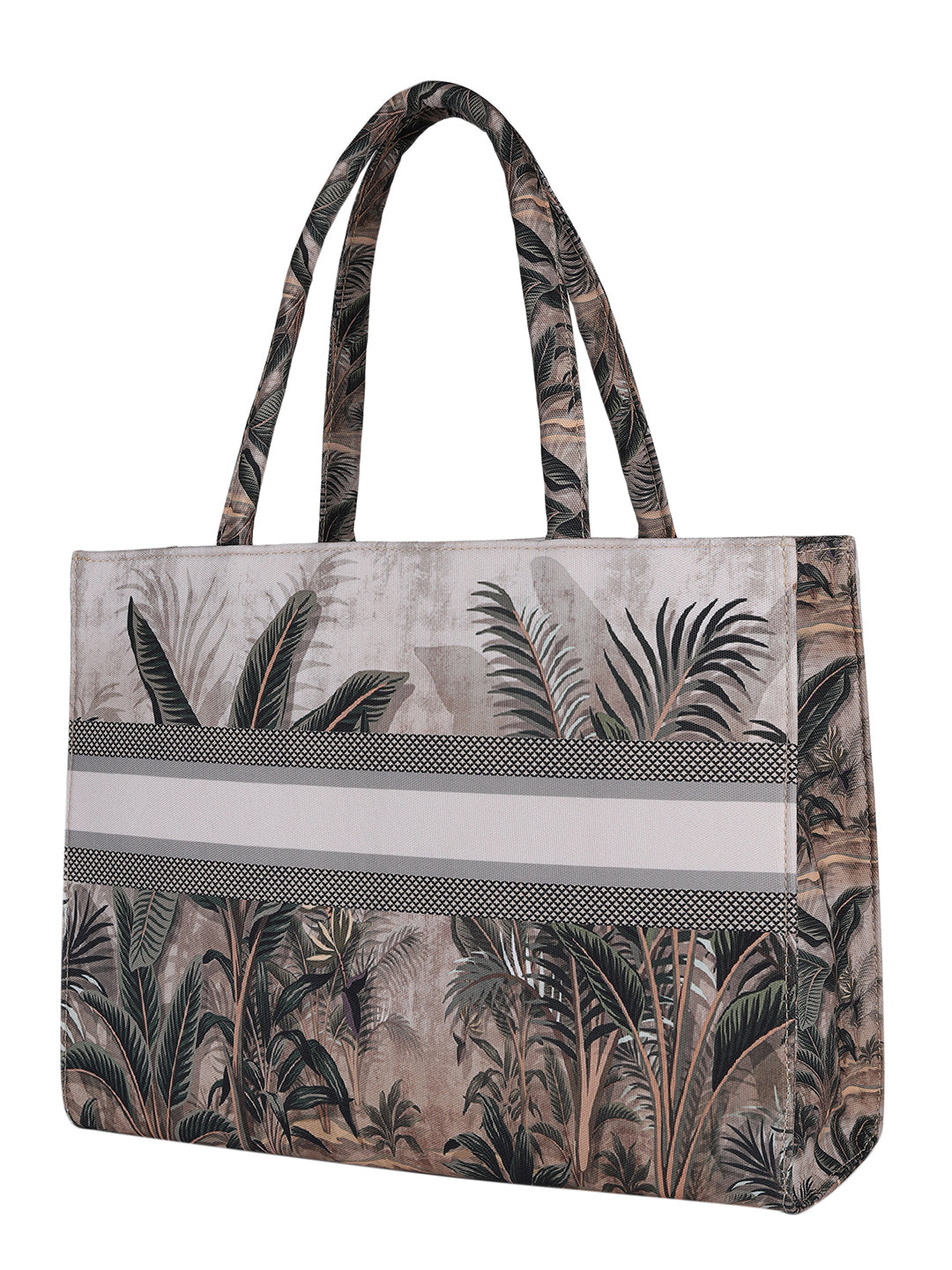 Women's Graphic Printed Canvas Tote Bag(MWCUS014)