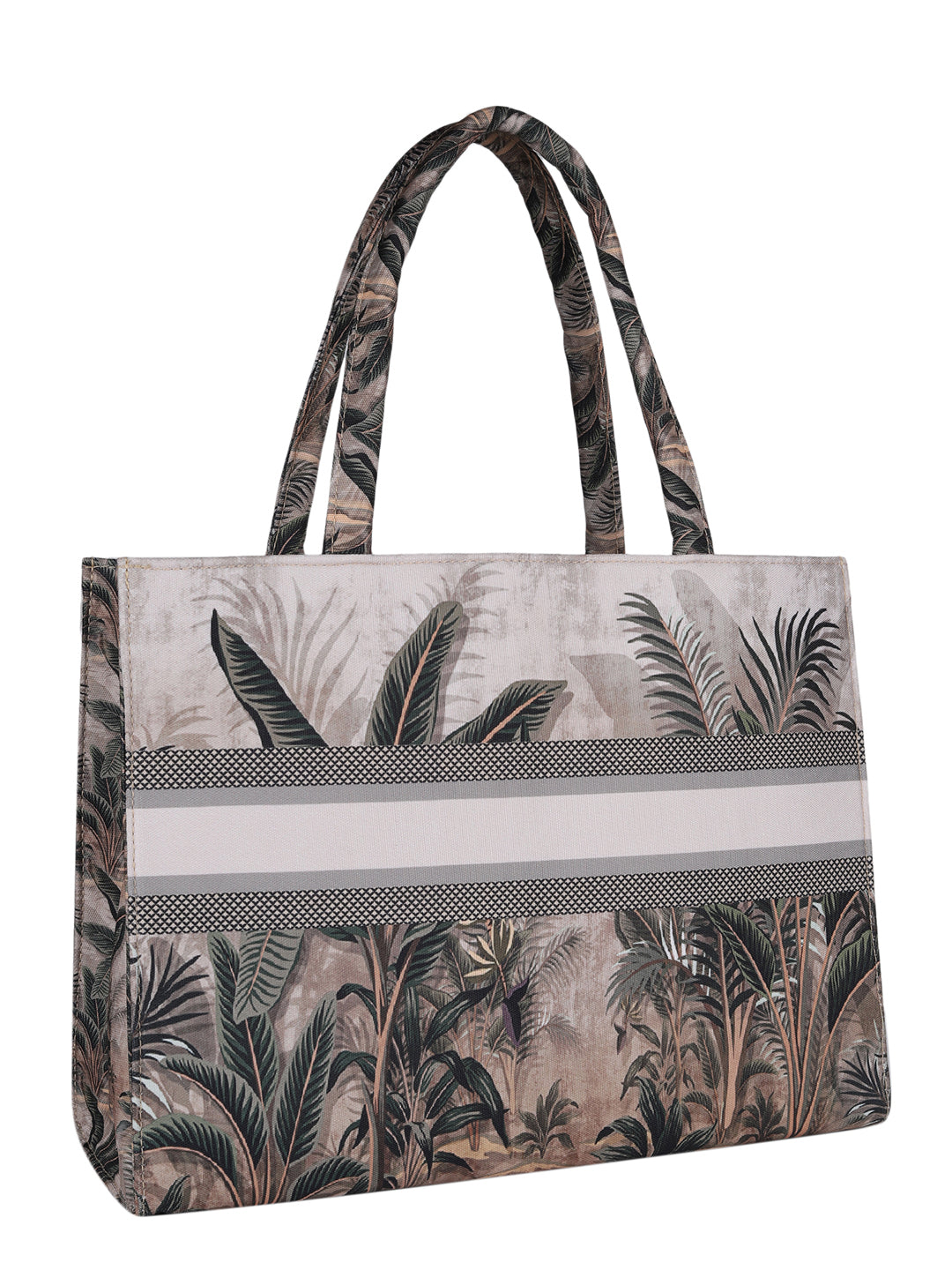 Women's Graphic Printed Canvas Tote Bag(MWCUS014)