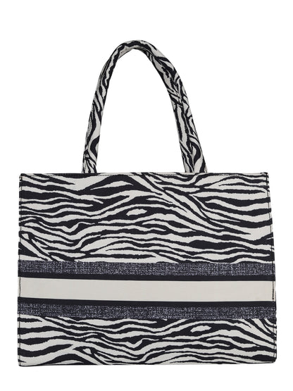 Women's Graphic Printed Canvas Tote Bag(MWCUS011)