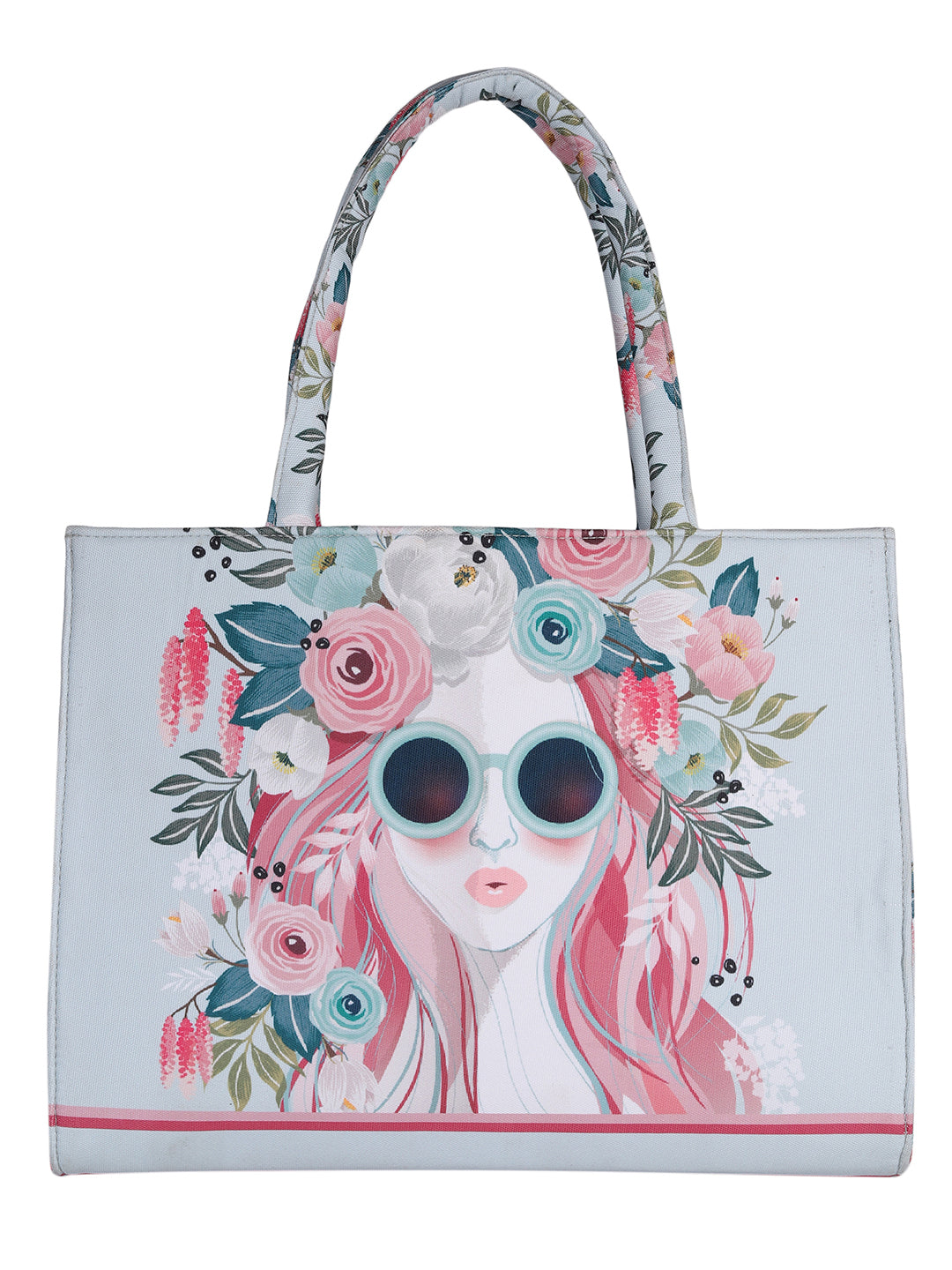 Women's Graphic Printed Canvas Tote Bag