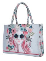 Women's Graphic Printed Canvas Tote Bag