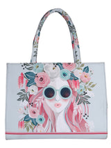 Women's Graphic Printed Canvas Tote Bag