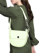 Women's Green Handheld Bag