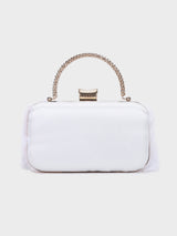 My Lady White Clutch
