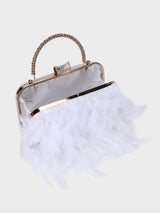 My Lady White Clutch