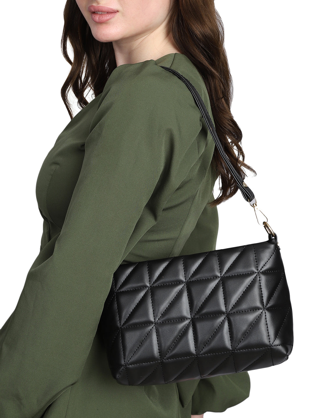 Women's Black Shoulder & Sling Bag Both