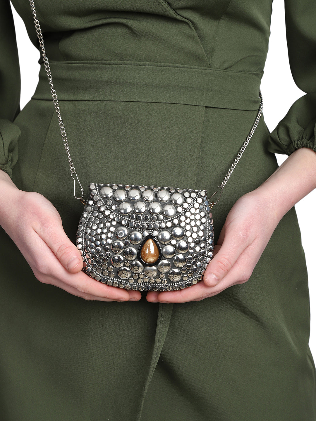 Women's Silver Clutches