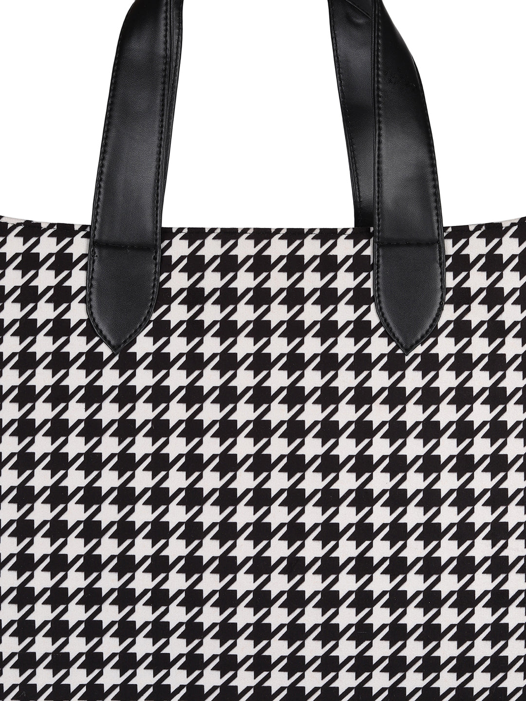 Manhattan Houndstooth Tote Bag