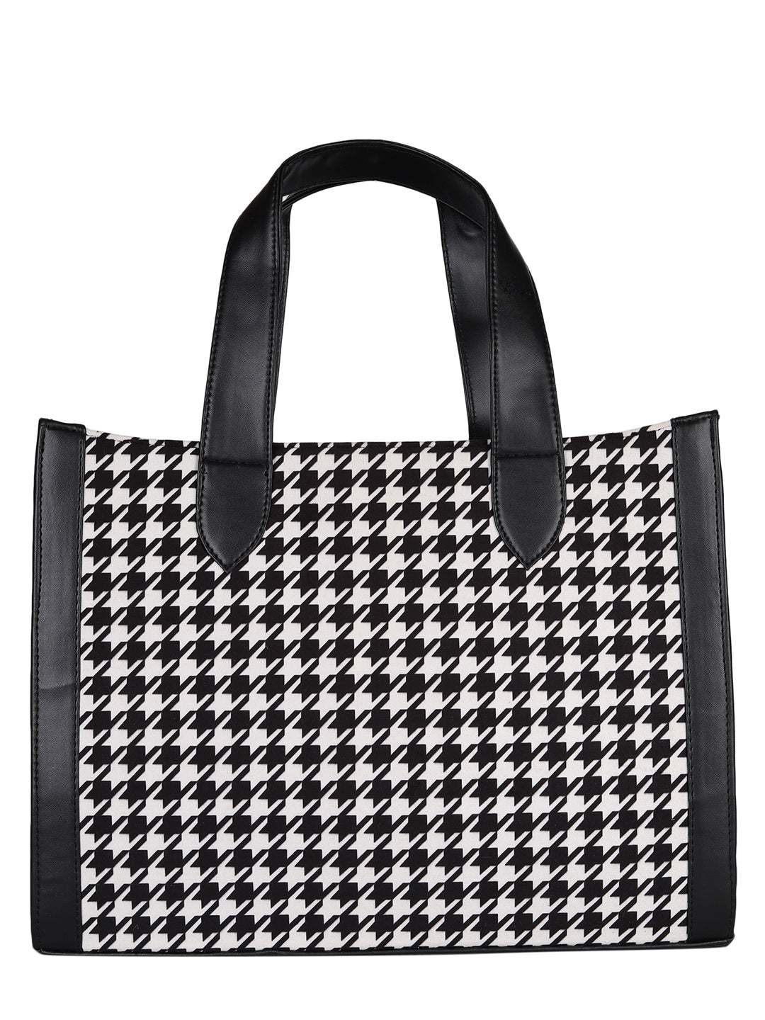 Manhattan Houndstooth Tote Bag