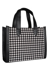 Manhattan Houndstooth Tote Bag