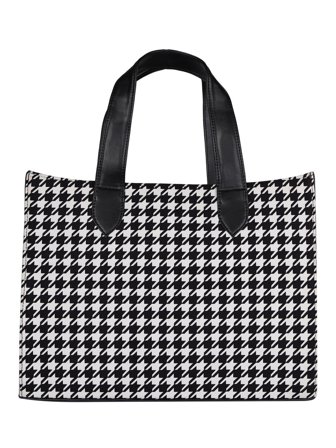 Manhattan Houndstooth Tote Bag