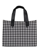 Manhattan Houndstooth Tote Bag