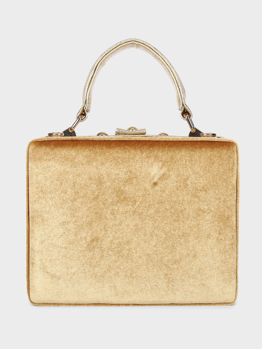 Iris Gold Clutch