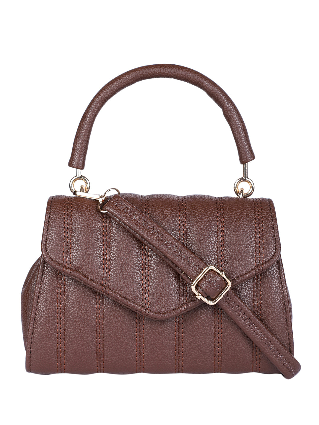 Women's Brown Handheld Bag