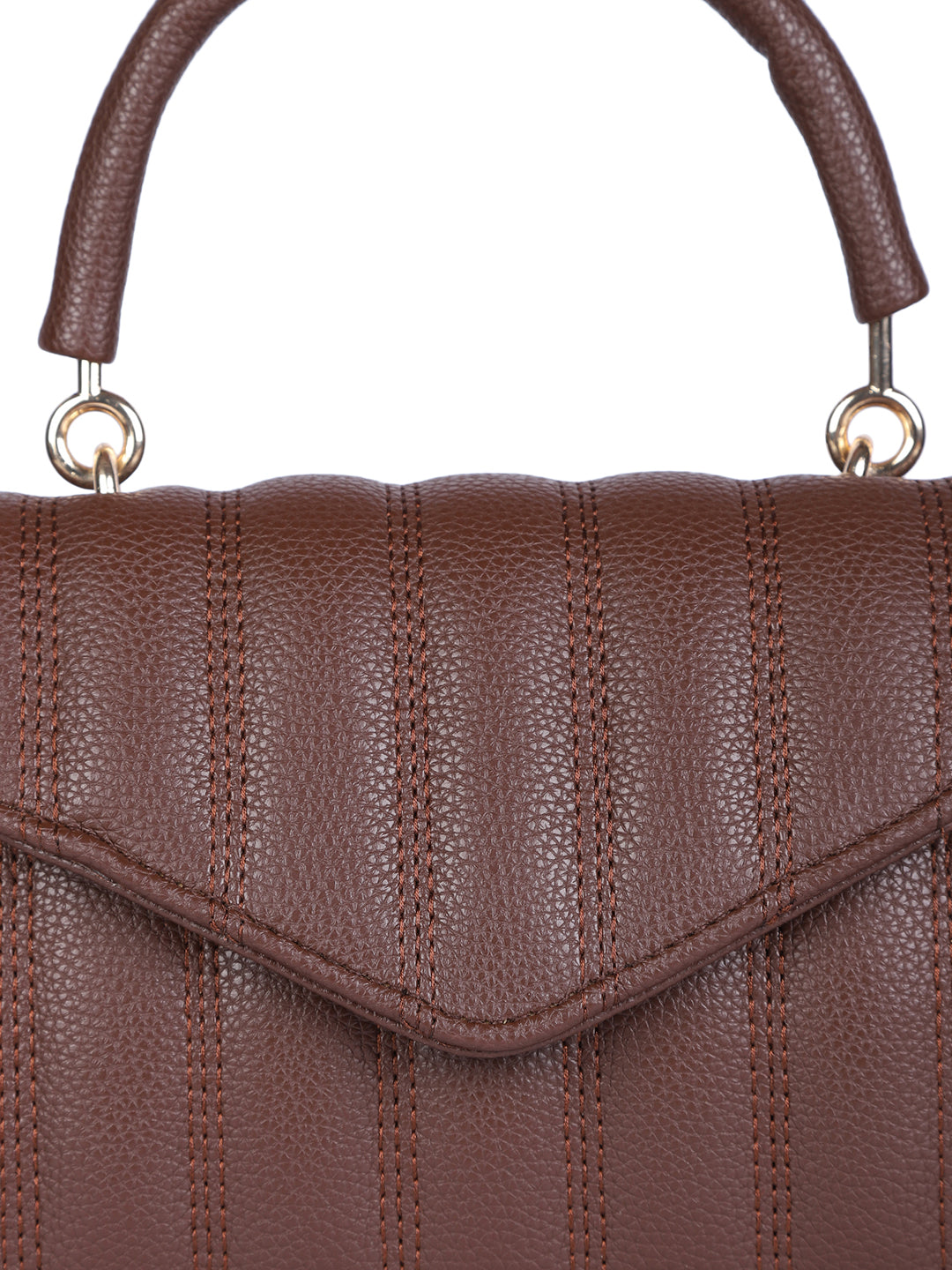 Women's Brown Handheld Bag