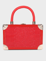 Lola Red Clutch