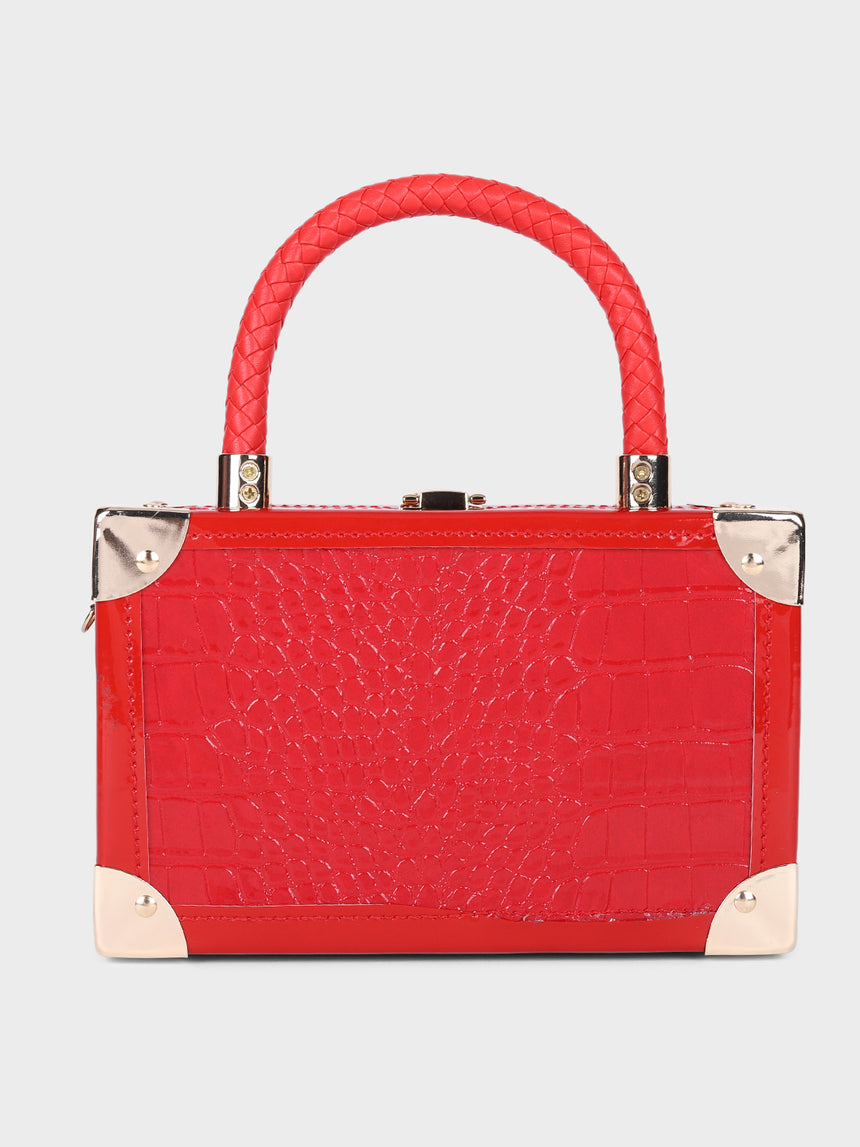 Lola Red Clutch