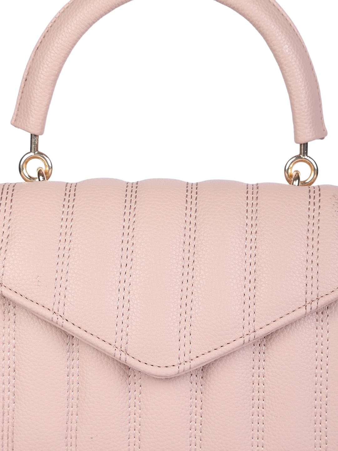 Women's Beige Handheld Bag