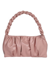 Pink Solid Handheld Bag