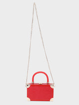 Lola Red Clutch