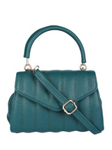 Women's Green Handheld Bag