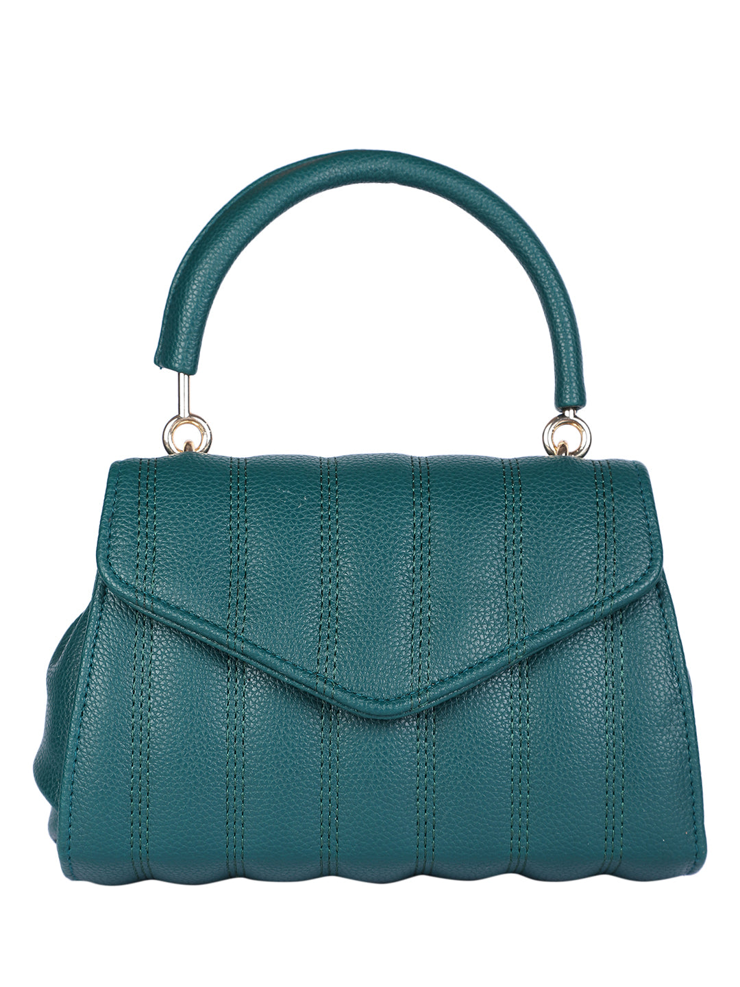 Women's Green Handheld Bag