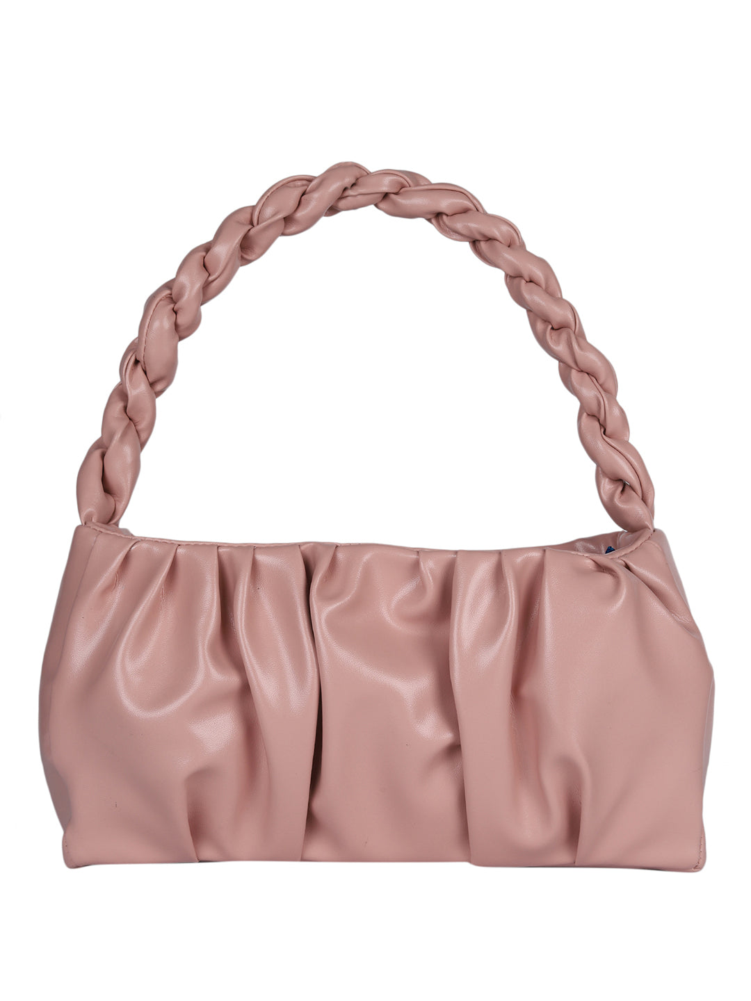 MINI WESST Pink Solid Handheld Bag(MWHB210PK)