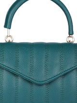 Women's Green Handheld Bag