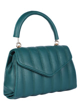 Women's Green Handheld Bag