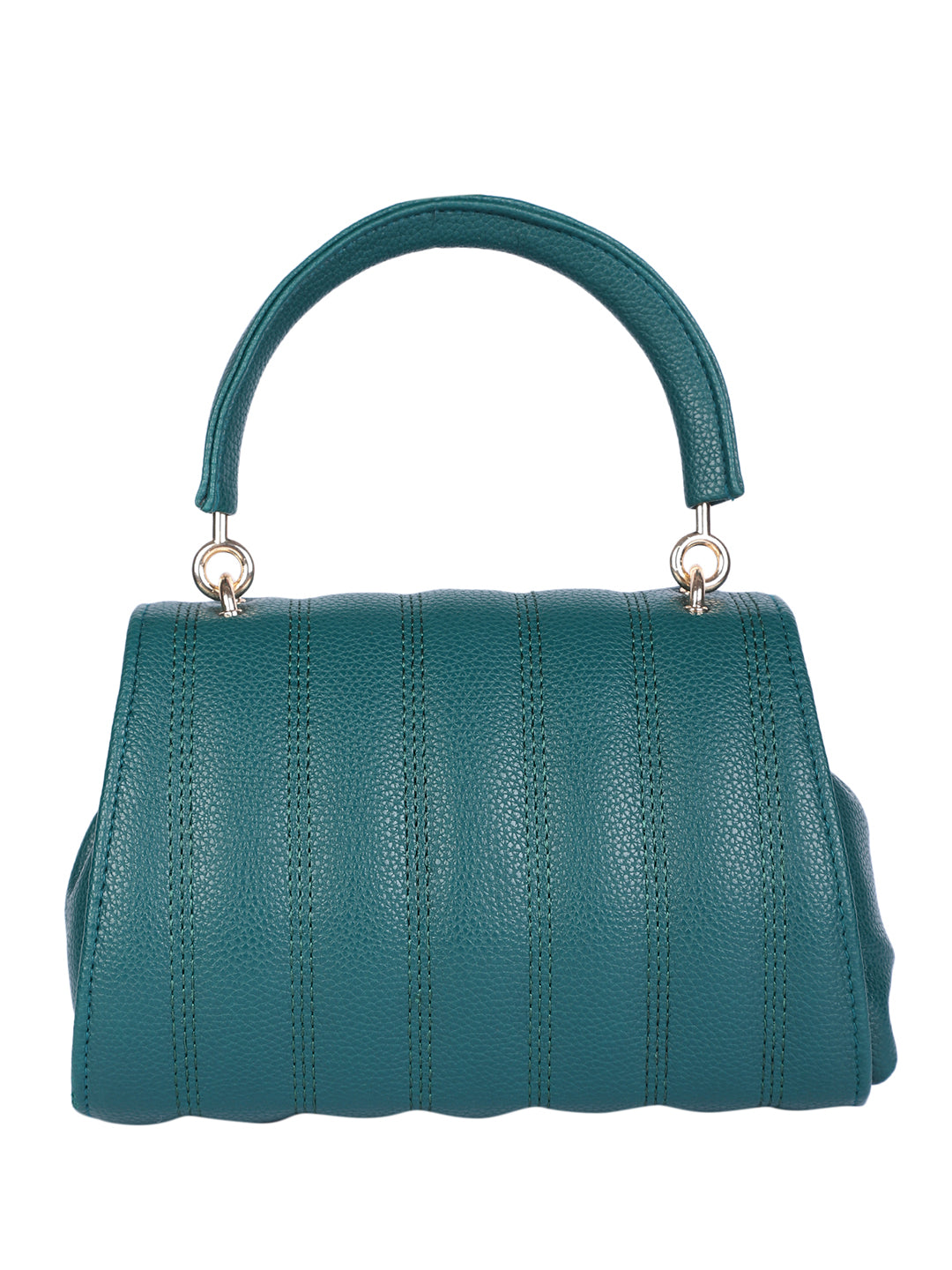 Women's Green Handheld Bag