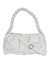 White Solid Handheld Bag