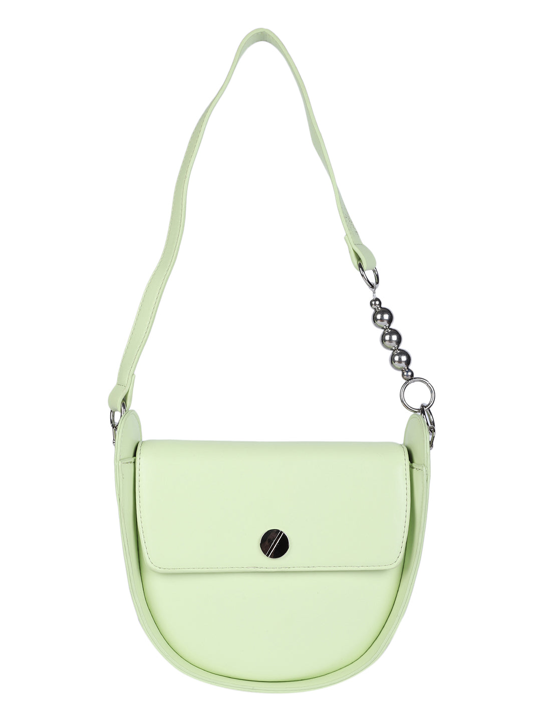 Women's Green Handheld Bag