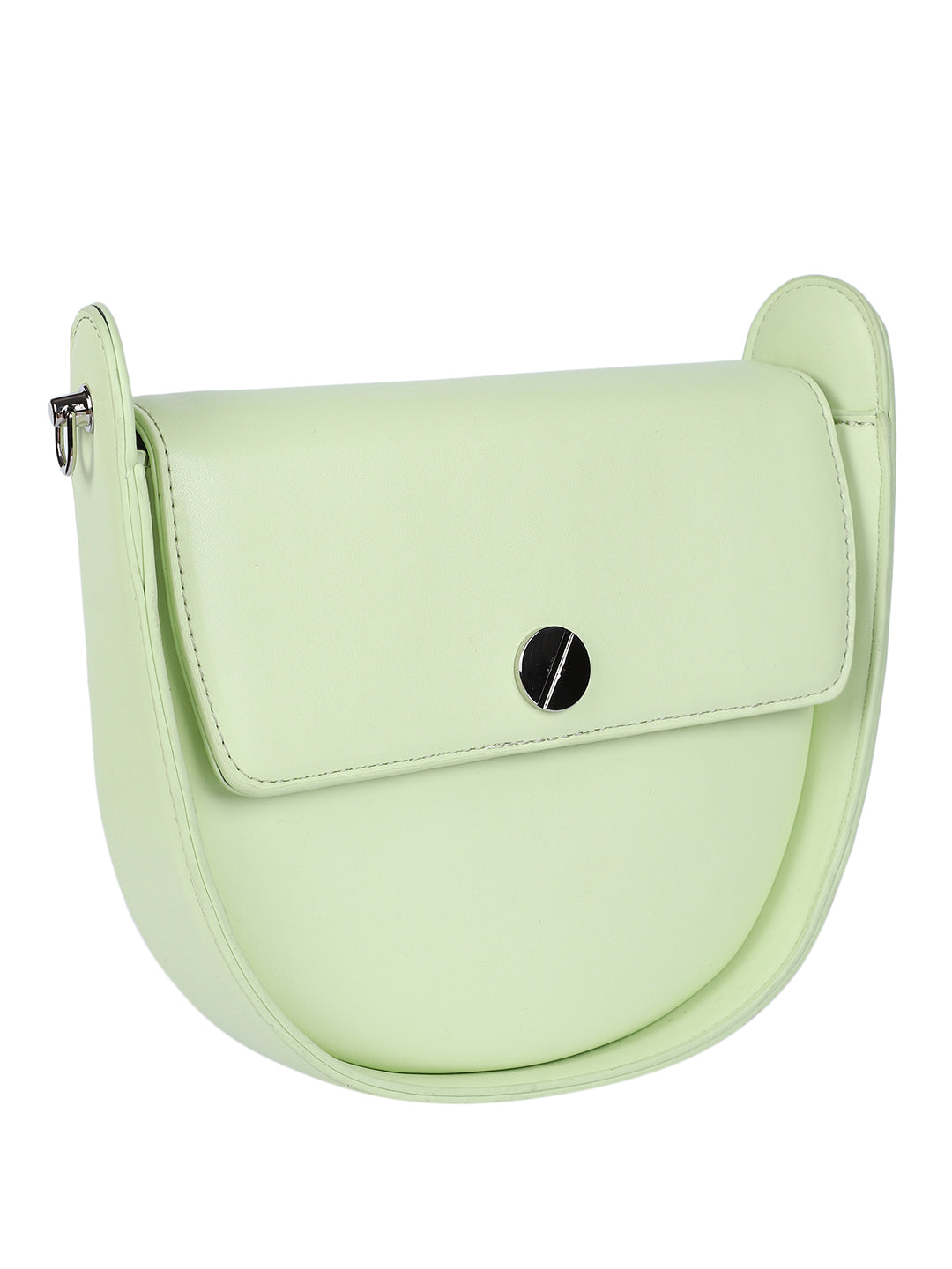 Women's Green Handheld Bag