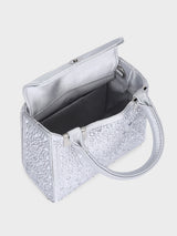 Zoe Silver Clutch