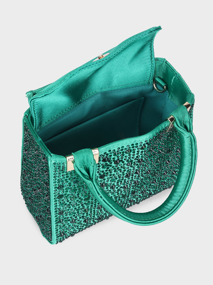 Zoe Green Clutch