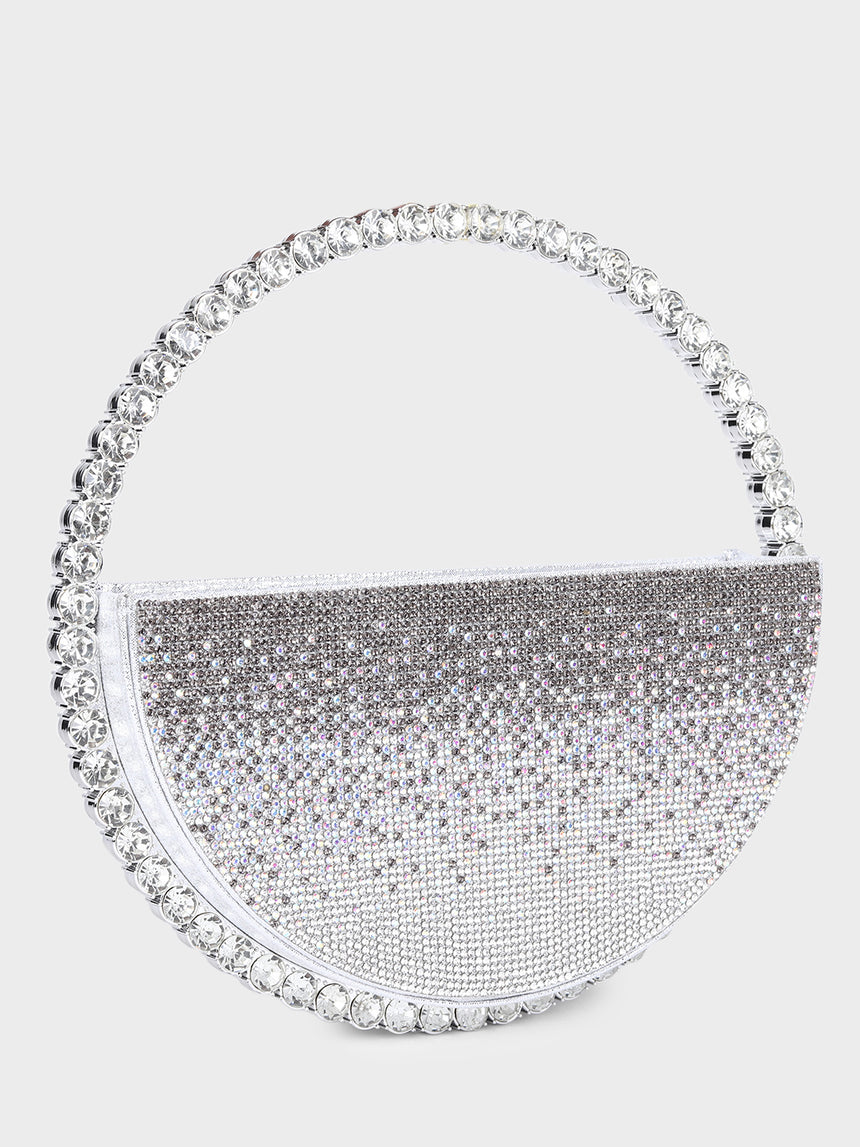 Yasmine Purple Clutch