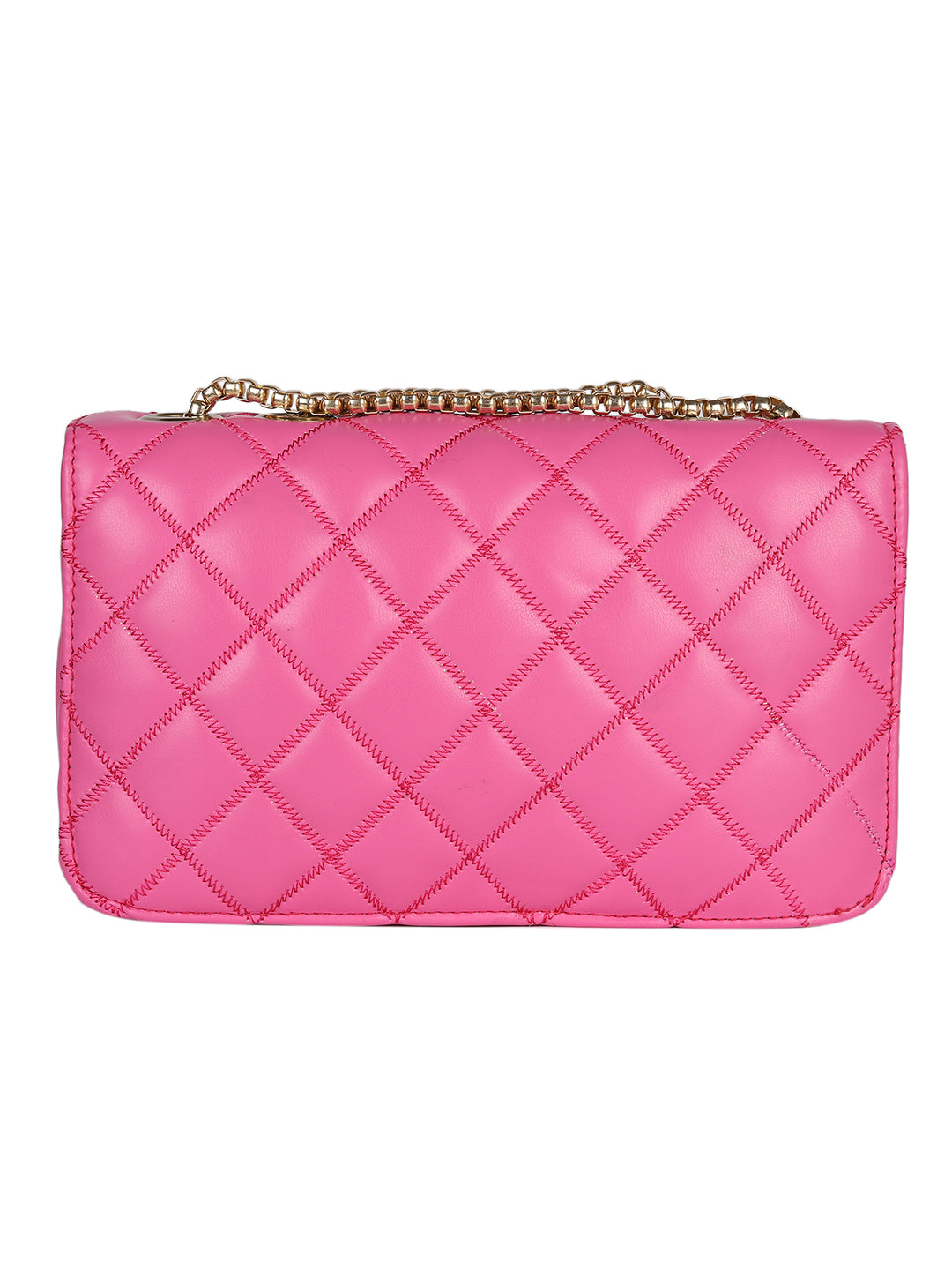 MINI WESST Pink Solid Sling Bag(MWHB219PK)