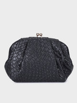 Agathe Black Clutch