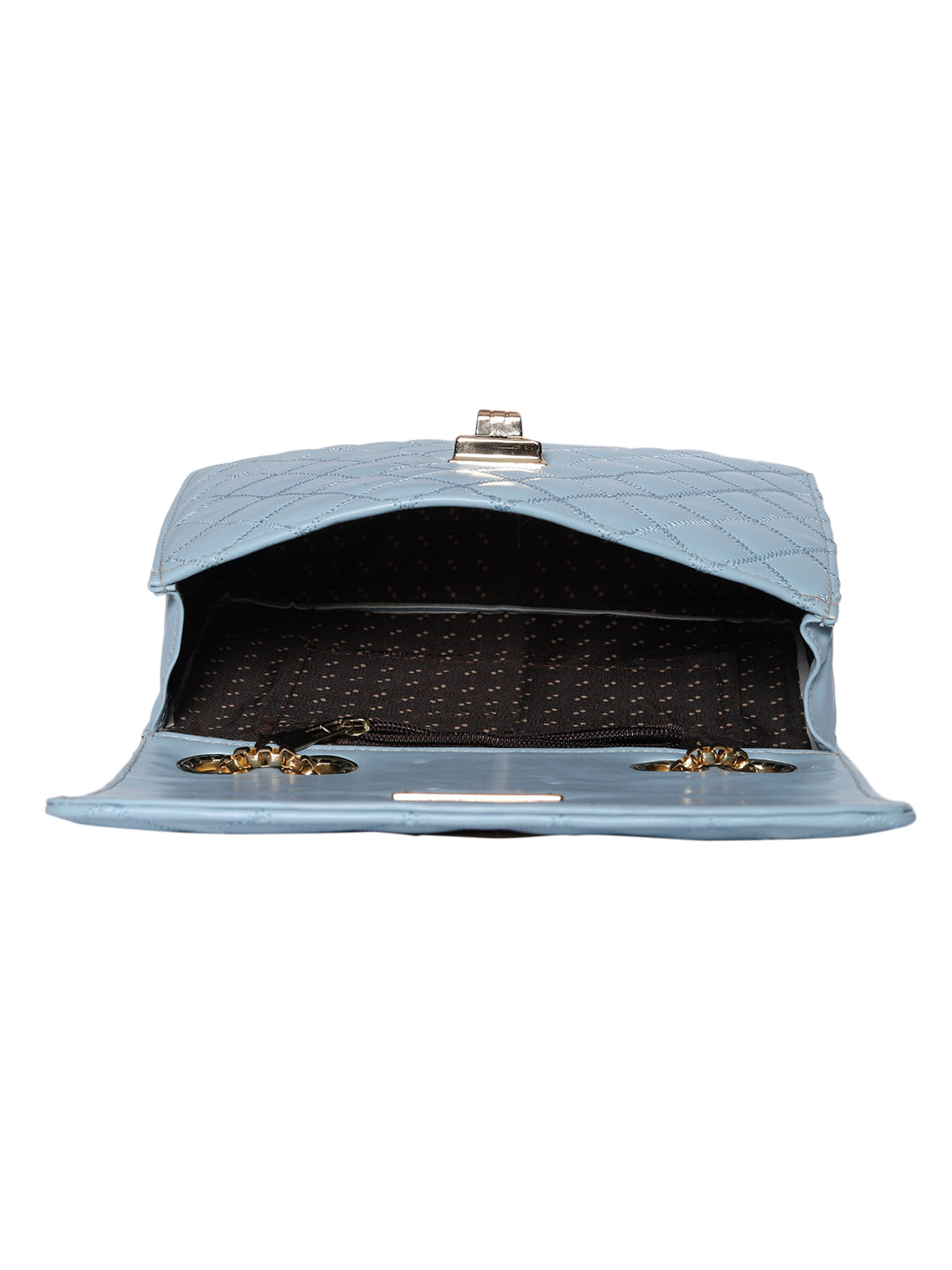 MINI WESST Blue Solid Sling Bag(MWHB220BB)
