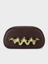 Inaya Brown Clutch