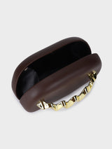Inaya Brown Clutch