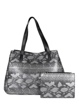 Mimosa Statement Grey Tote Bag