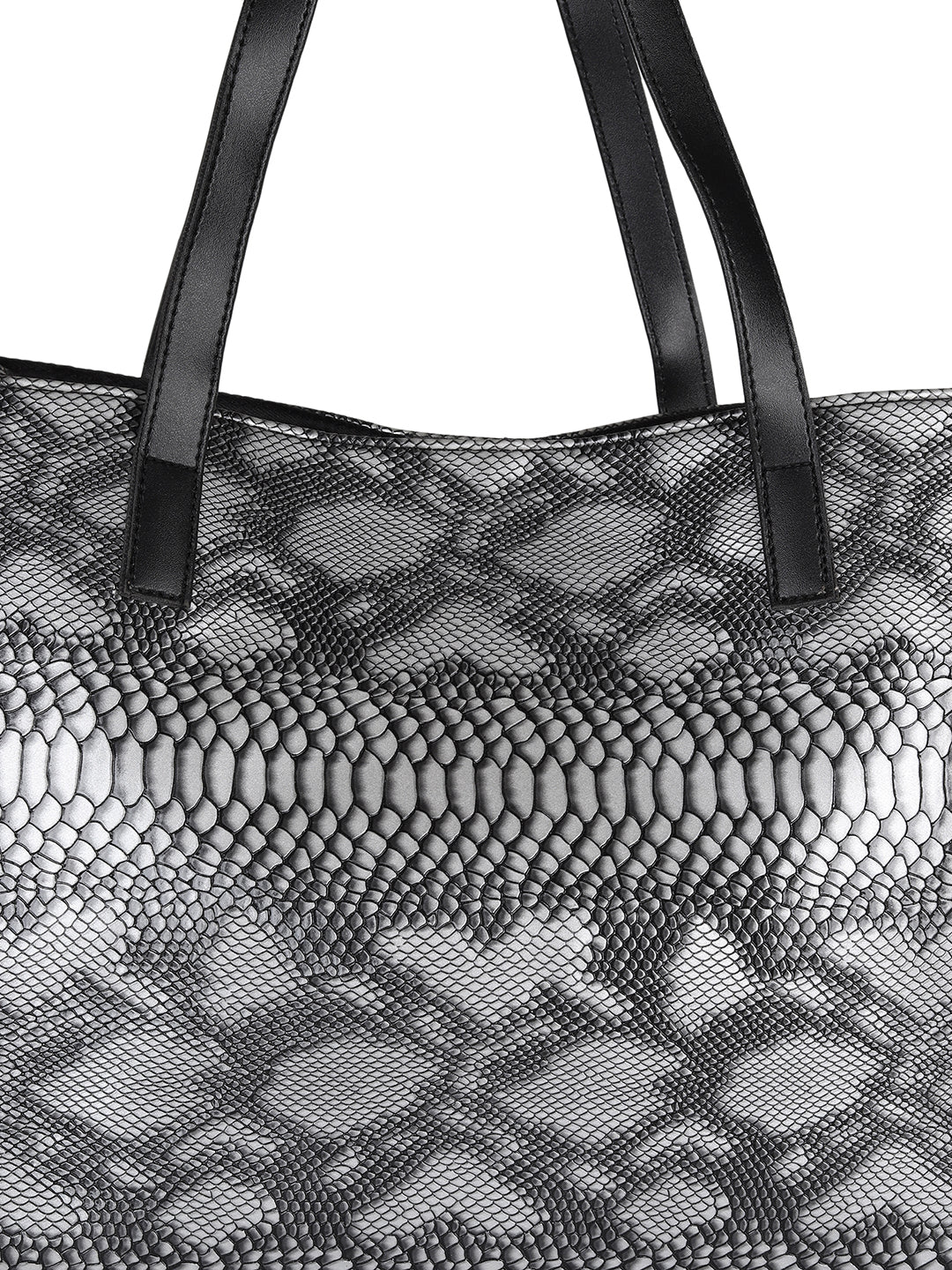 Mimosa Statement Grey Tote Bag