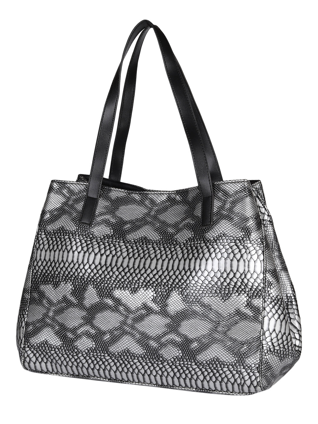 Mimosa Statement Grey Tote Bag