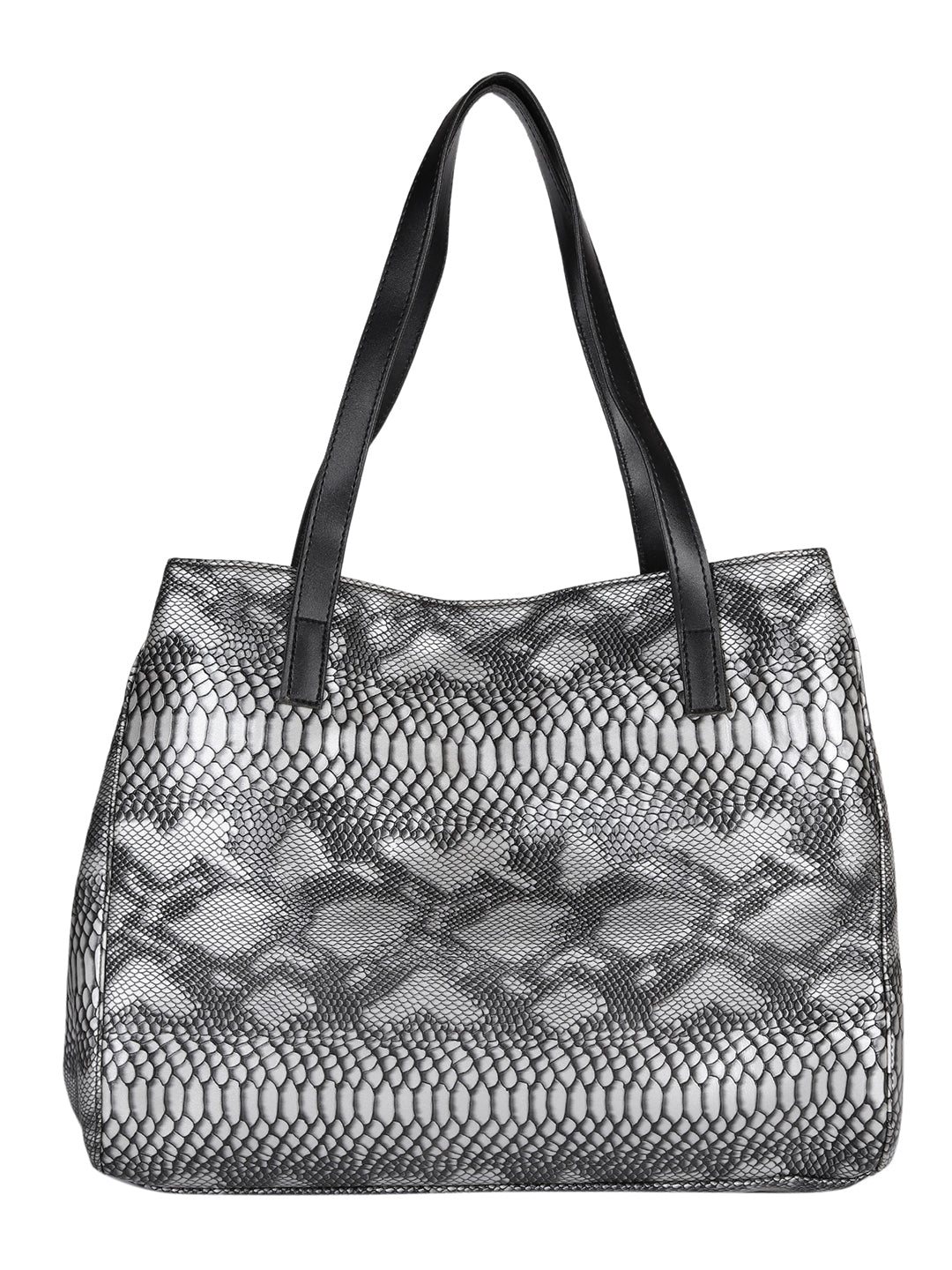 Mimosa Statement Grey Tote Bag