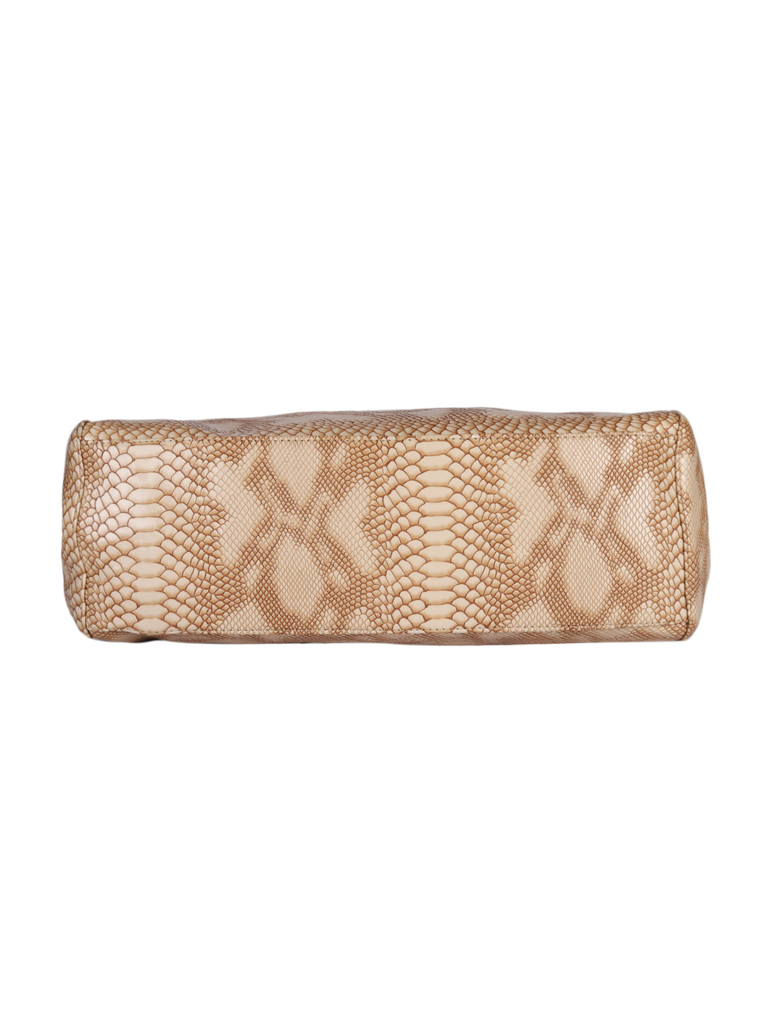 MINI WESST Beige Textured Tote Bag(MWTB102BE)