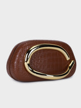 Cleo Tan Clutch