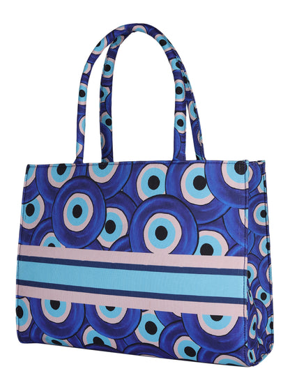Women's Graphic Printed Canvas Tote Bag(MWCUS022)