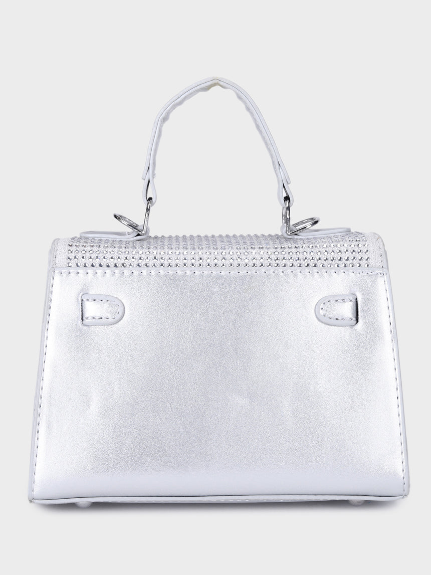 The Muse Silver Clutch